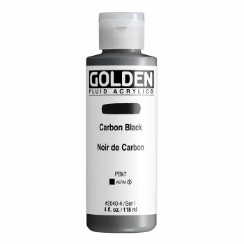 Golden Fluid 118ml Carbon Black
