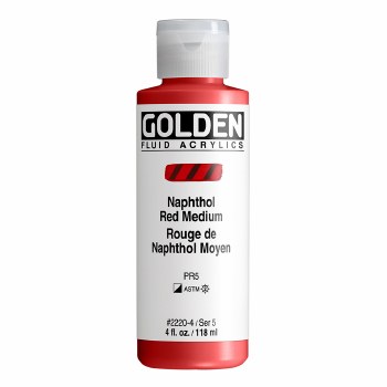 Golden Fluid 118ml Naphthol Red Medium
