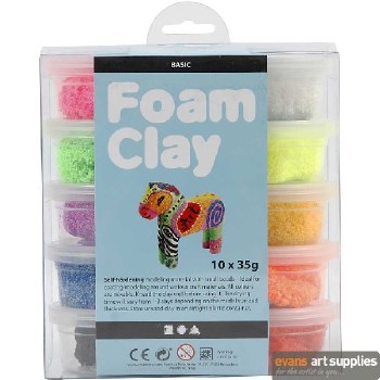 Foam Clay Assorted Colour Set