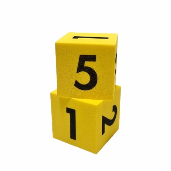 Foam Number Dice 2pc