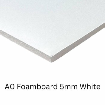 A0 Foamboard 5mm White (Min 5 Sheets)