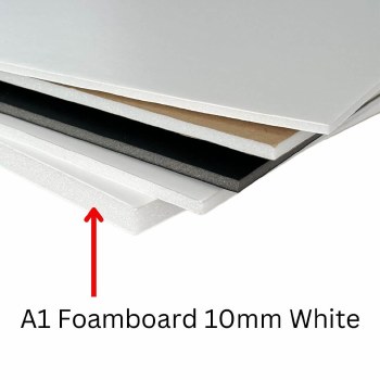 A1 Foamboard 10mm White (Min 3 Sheets)