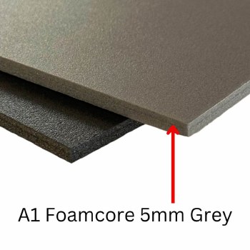 A1 Foamcore 5mm Grey (Min 3 Sheets)