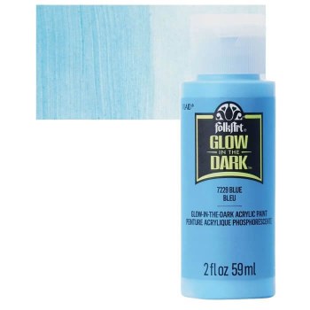 Folkart Glow in the Dark - Blue