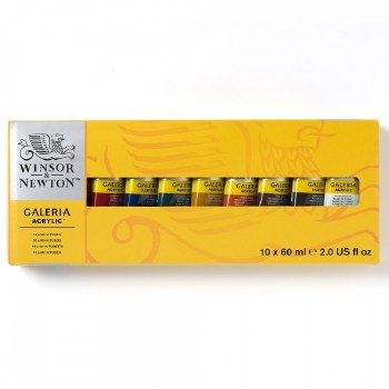 W&N Galeria Acrylic Colours Set 10x60 ml