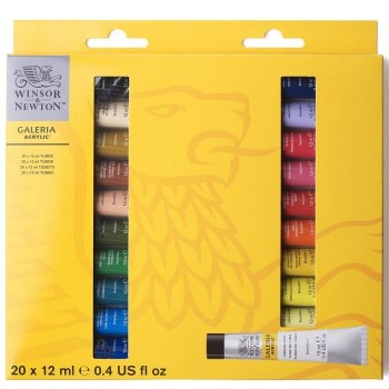 W&N Galeria 20x12ml Acrylic Set