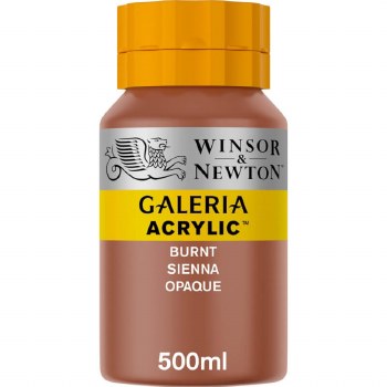 Winsor & Newton Galeria 500ml Burnt Sienna Opaque