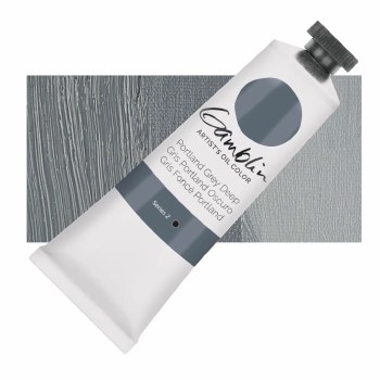 Gamblin Artist's Oil 37ml Portland Grey Deep
