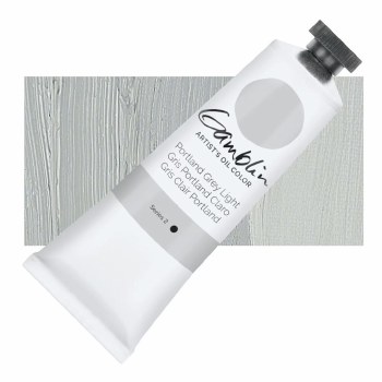 Gamblin Artist's Oil 37ml Portland Grey Light