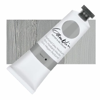 Gamblin Artist's Oil 37ml Portland Grey Medium