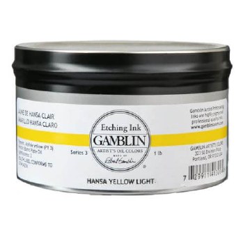 Gamblin Etching Ink 454g - Hansa Yellow Light