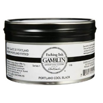 Gamblin Etching Ink 454g - Portland Cool Black