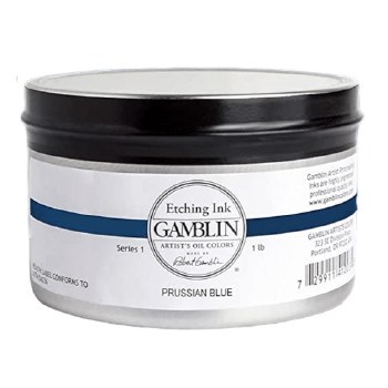 Gamblin Etching Ink 454g - Prussian Blue