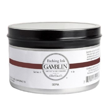 Gamblin Etching Ink 454g - Sepia