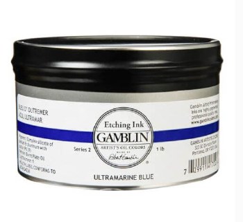 Gamblin Etching Ink 454g - Ultramarine Blue