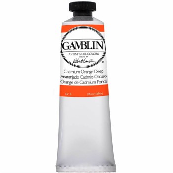 Gamblin Artist's Oil 37ml Cadmium Orange Deep