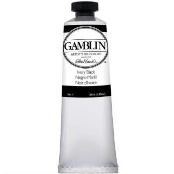 Gamblin Artist's Oil 37ml Ivory Black