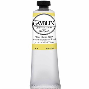 Gamblin Artist's Oil 37ml Nickel Titanate Yellow