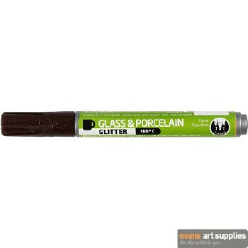 Glass & Porcelain Marker 2-4mm Glitter Brown