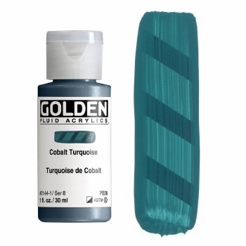 Golden Fluid 30ml Cobalt Turquoise