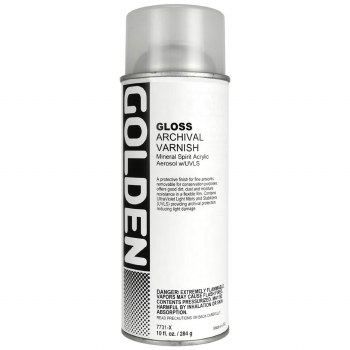 Golden Gloss Archival Aerosol MSA Varnish 400ml