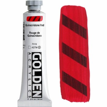 Golden Heavy Body 59ml Quinacridone Red