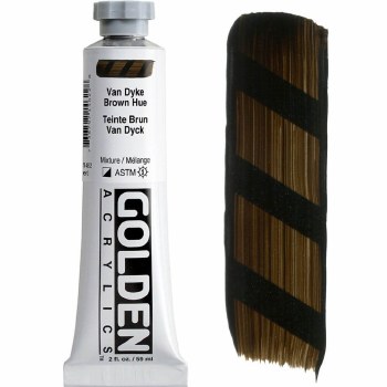 Golden Heavy Body 59ml VanDyke Brown Hue