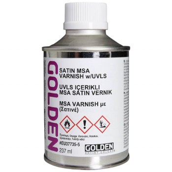 Golden Satin MSA Varnish (with UVLS) 237ml