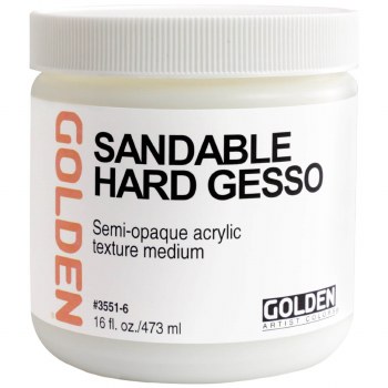 Golden Sandable Hard Gesso 473ml