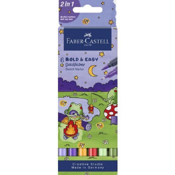 Goldfaber Bold & Easy Sketch Marker set 6