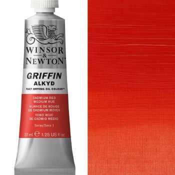 Winsor & Newton Griffin 37ml Cadmium Red Medium Hue