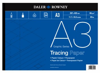 Daler Rowney Tracing Pad A3 60gsm