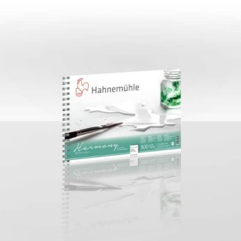 Hahnemuhle Harmony Watercolour Spiral Pad A3 - Hot Pressed