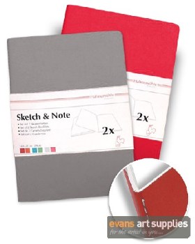 Sketch & Note A5 Grey/Pink