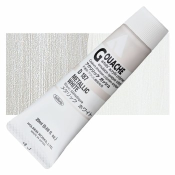 Holbein Acryla Gouache 20ml Metallic White
