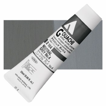 Holbein Acryla Gouache 20ml Neutral Grey 4