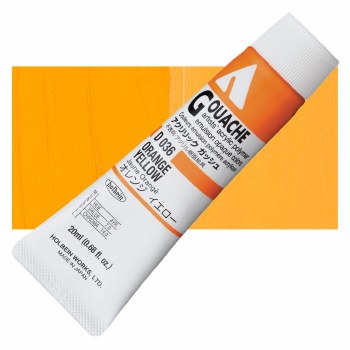 Holbein Acryla Gouache 20ml Orange Yellow