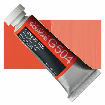 Holbein 15ml Artist Gouache G504 - Cadmium Red