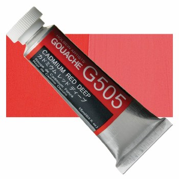 Holbein 15ml Artist Gouache G505 - Cadmium Red Deep