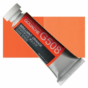 Holbein 15ml Artist Gouache G508 - Brilliant Orange