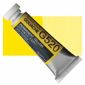 Holbein 15ml Artist Gouache G520 - Permanent Yellow