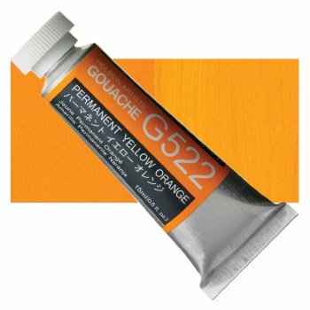 Holbein 15ml Artist Gouache G522 - Permanent Yellow Orange