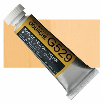 Holbein 15ml Artist Gouache G529 - Naples Yellow Italian