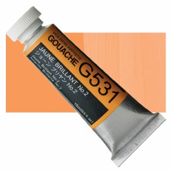 Holbein 15ml Artist Gouache G531 - Jaune Brillant No.2