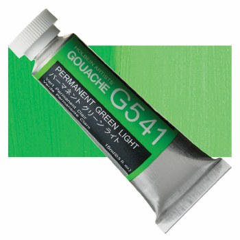 Holbein 15ml Artist Gouache G541 - Permanent Green Light