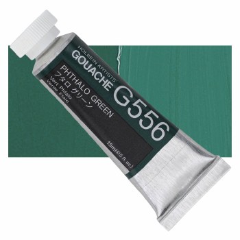Holbein 15ml Artist Gouache G556 - Phthalo Green