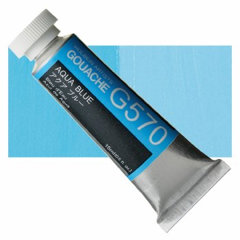 Holbein 15ml Artist Gouache G570 - Aqua Blue