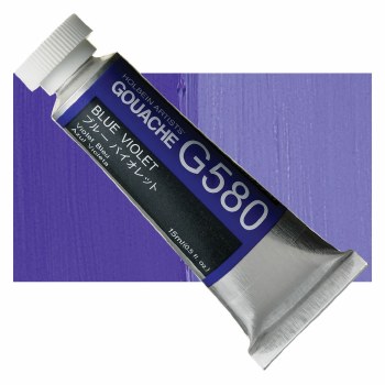 Holbein 15ml Artist Gouache G580 - Blue Violet