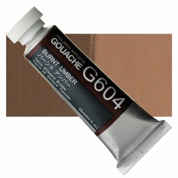 Holbein 15ml Artist Gouache G604 - Burnt Umber