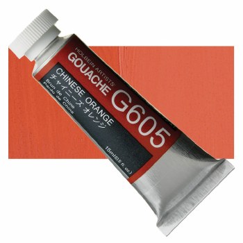 Holbein 15ml Artist Gouache G605 - Chinese Orange